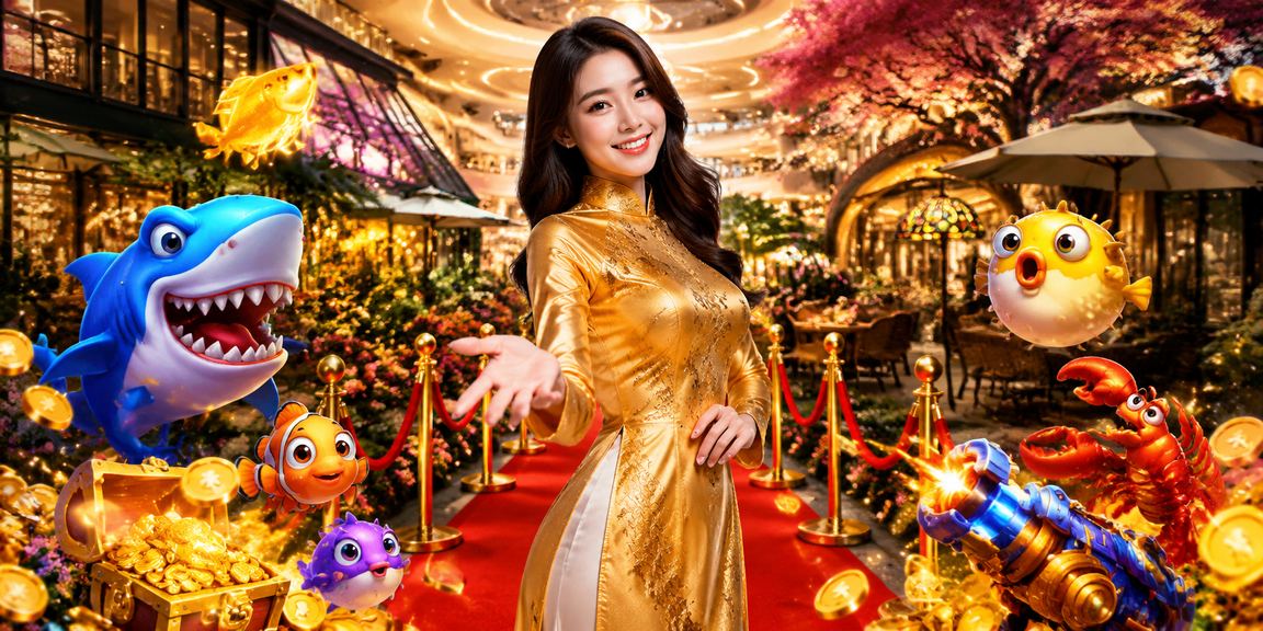 Người chơi tại Đà Lạt trải nghiệm game bắn cá trực tuyến trong trang phục áo dài truyền thống